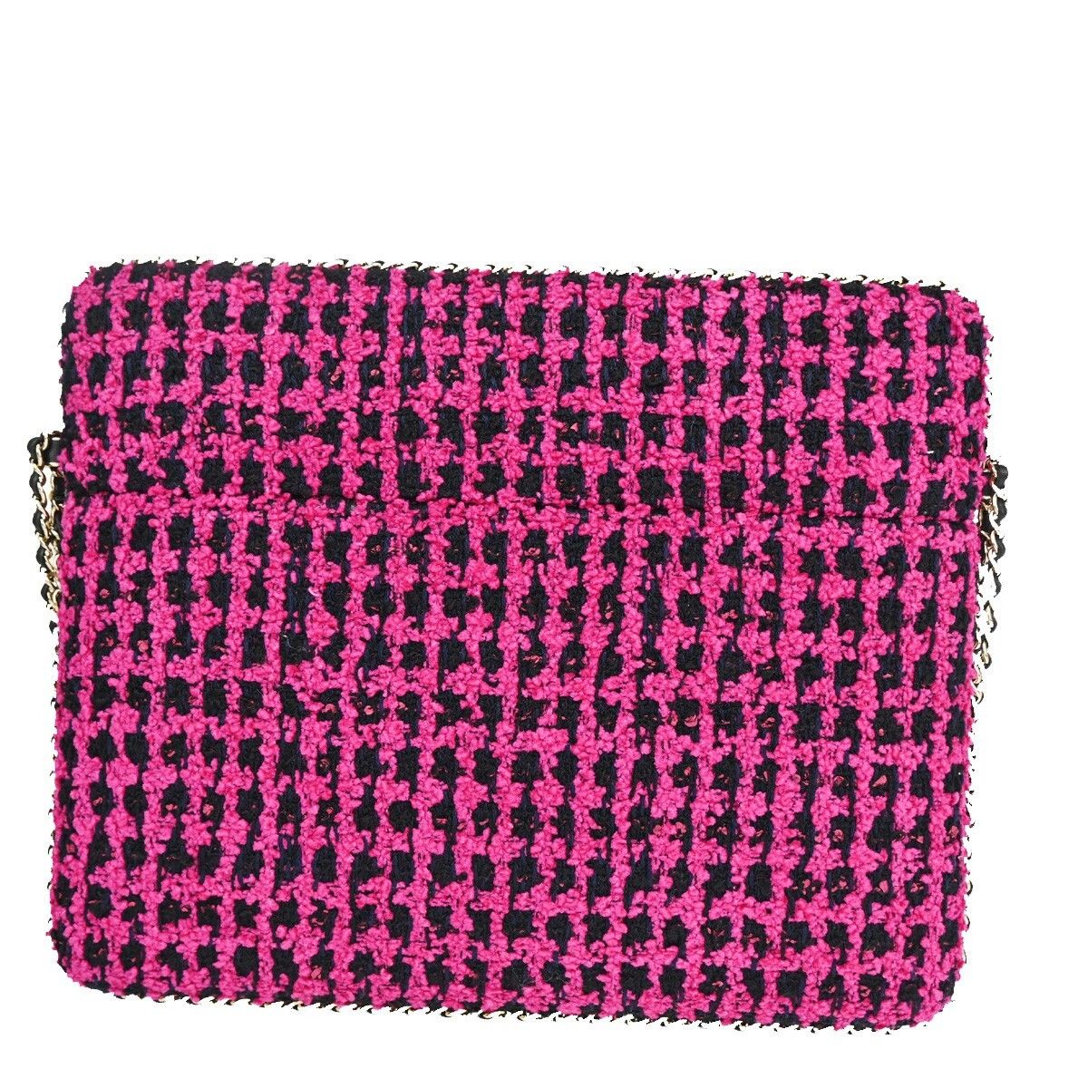 Chanel Chanel Chain Around CC Tablet Holder Tweed and Ribbon Size ONE SIZE - 2 Thumbnail