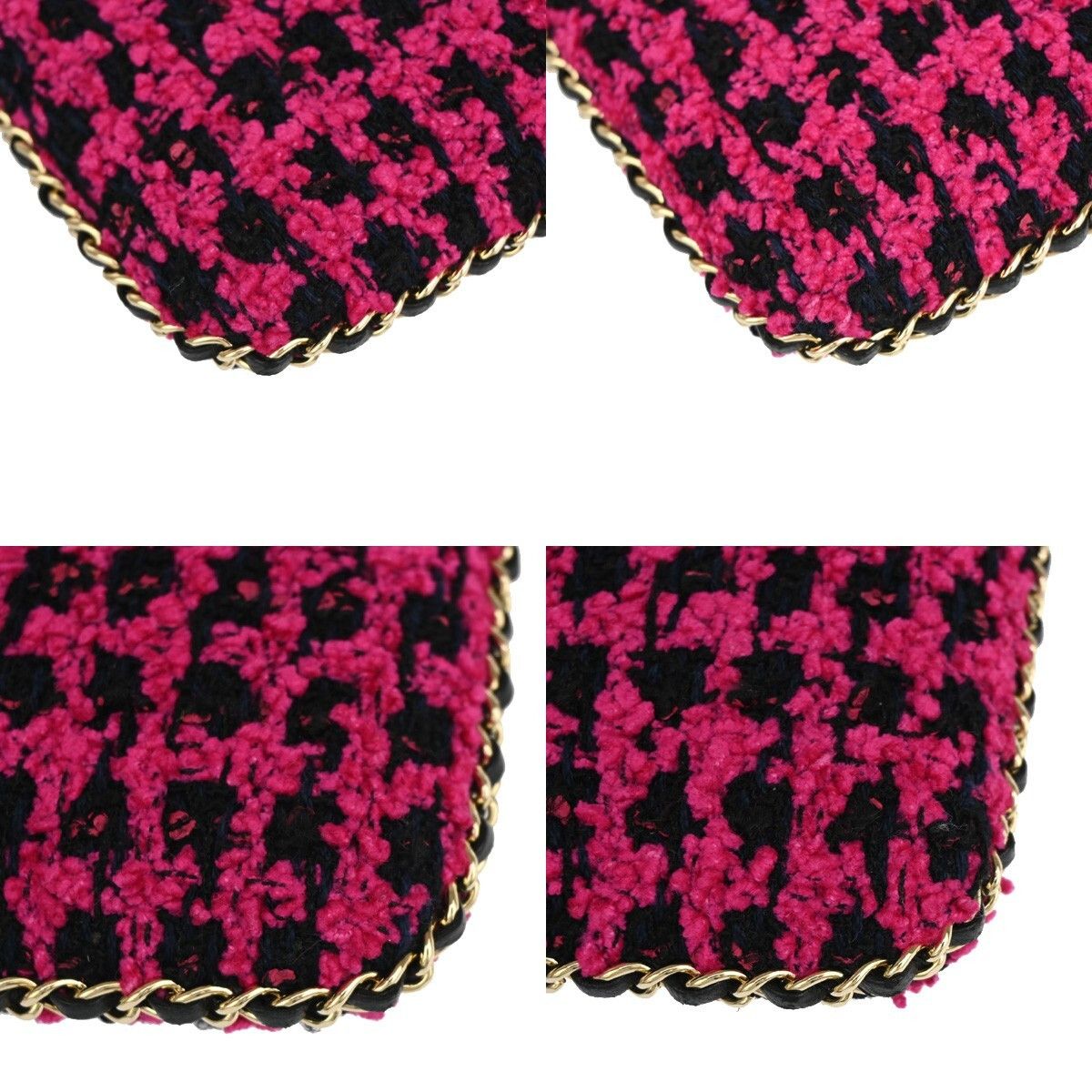Chanel Chanel Chain Around CC Tablet Holder Tweed and Ribbon Size ONE SIZE - 10 Thumbnail