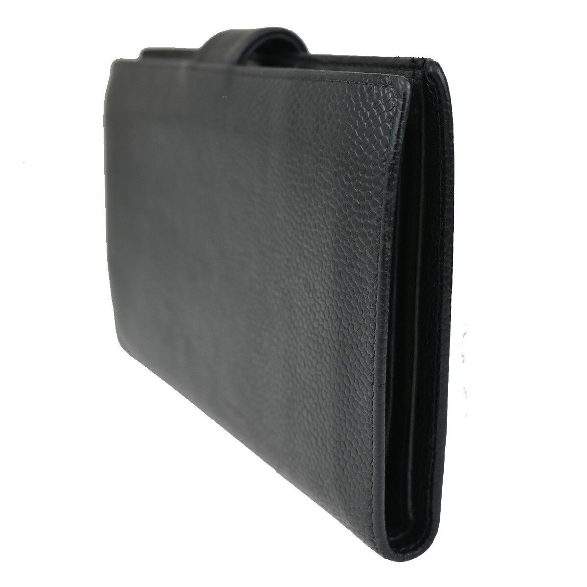 Chanel Chanel CC Bifold Wallet Quilted Caviar Size ONE SIZE - 4 Thumbnail
