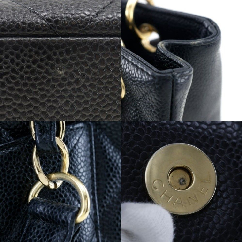 Chanel Chanel Petite Shopping Tote Quilted Caviar Size ONE SIZE - 7 Thumbnail