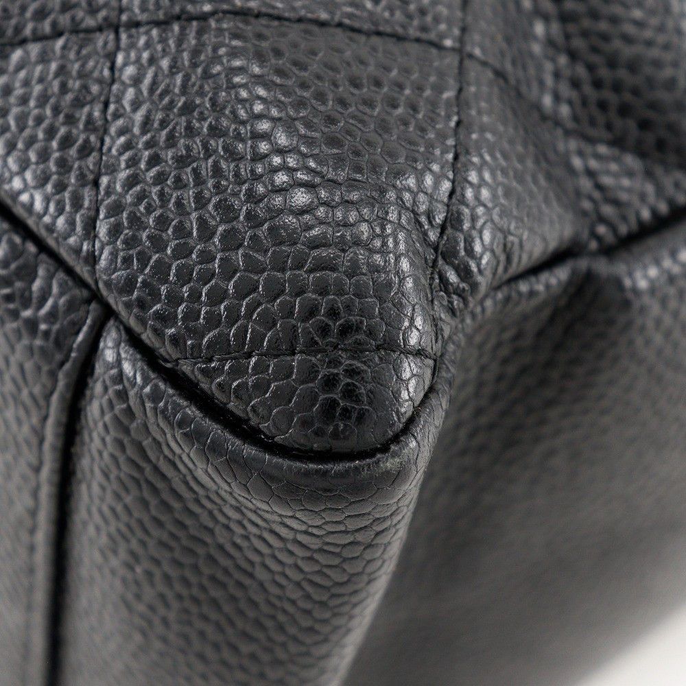 Chanel Chanel Petite Shopping Tote Quilted Caviar Size ONE SIZE - 6 Thumbnail