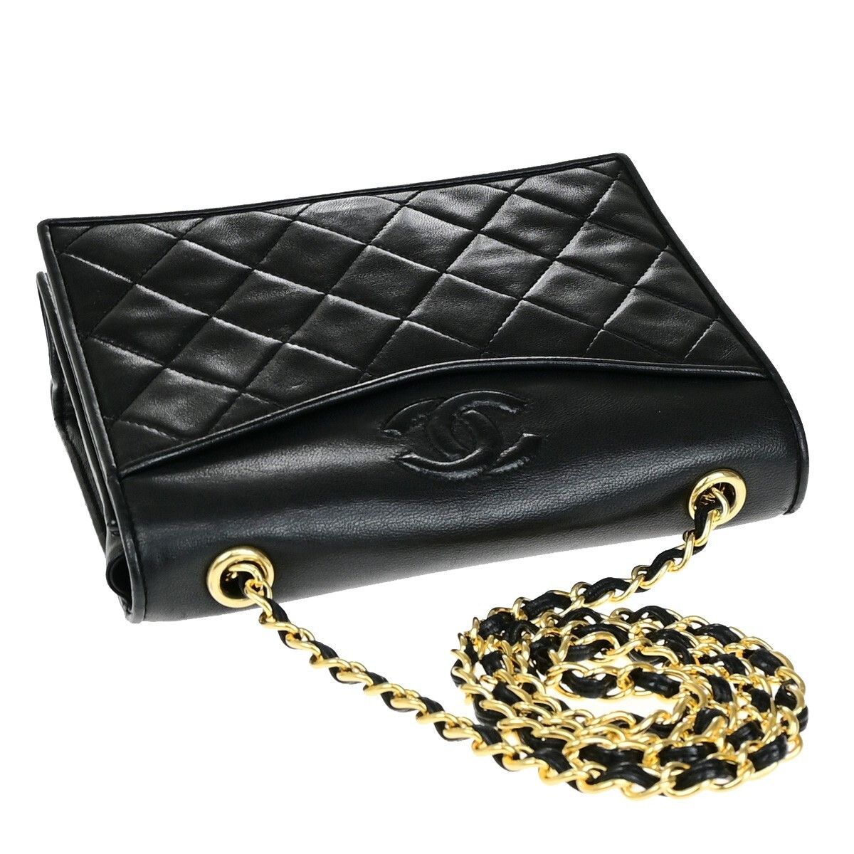Chanel Chanel Vintage CC Chain Full Flap Bag Quilted Leather Size ONE SIZE - 19 Thumbnail