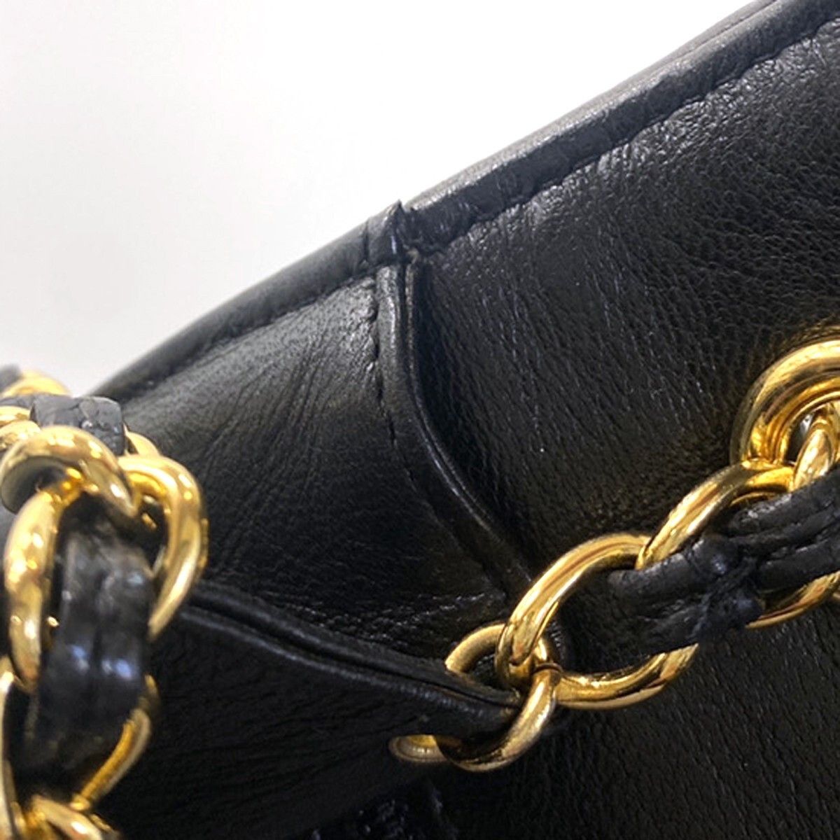 Chanel Chanel Vintage CC Chain Full Flap Bag Quilted Leather Size ONE SIZE - 17 Thumbnail