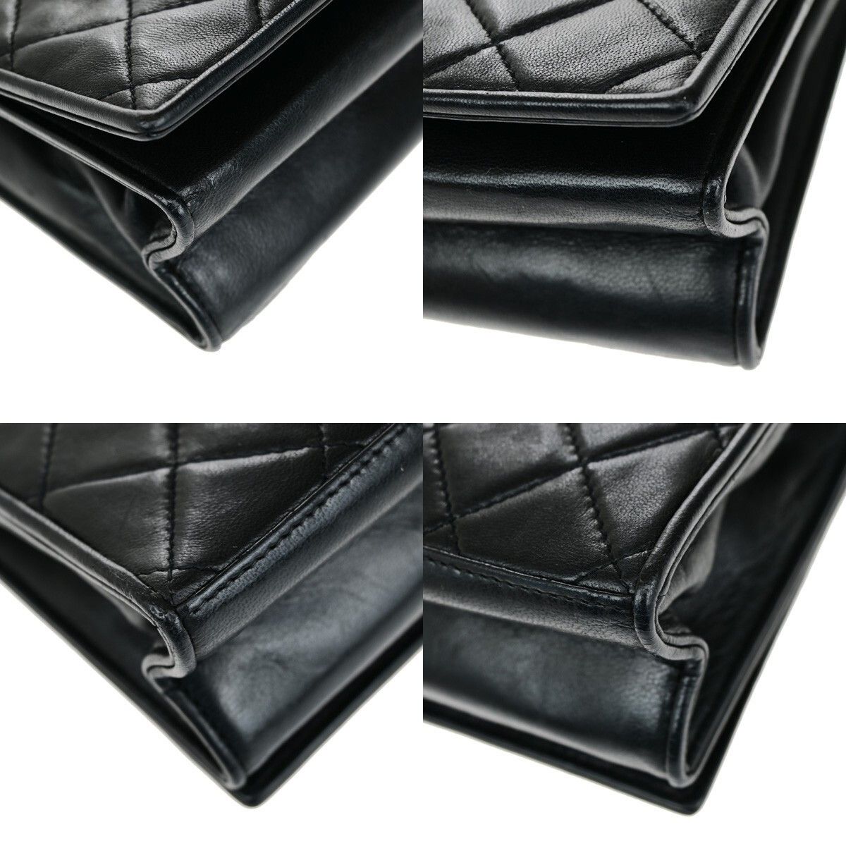 Chanel Chanel Vintage CC Chain Full Flap Bag Quilted Leather Size ONE SIZE - 9 Thumbnail
