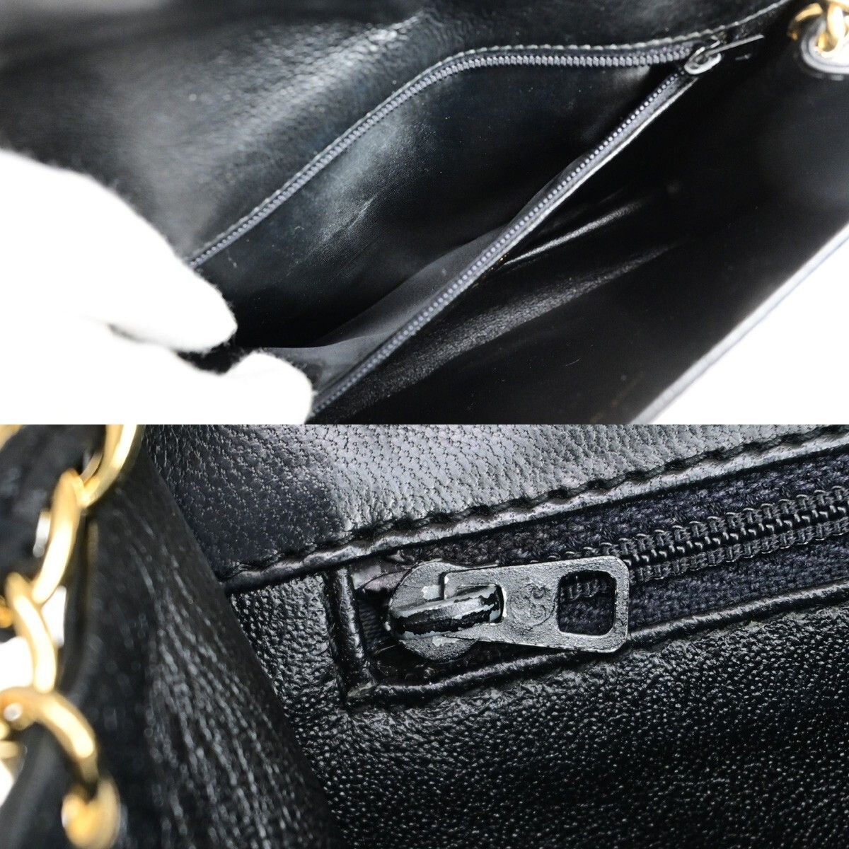 Chanel Chanel Vintage CC Chain Full Flap Bag Quilted Leather Size ONE SIZE - 12 Thumbnail