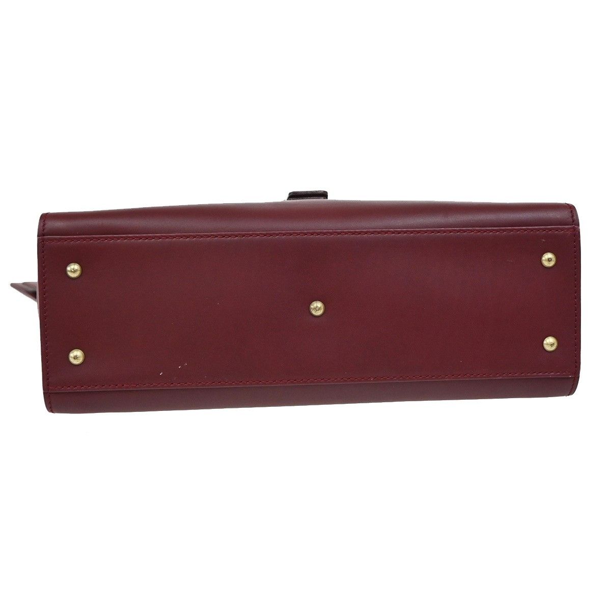 Gucci Gucci Belt Buckle Top Handle Bag Leather Size ONE SIZE - 9 Thumbnail