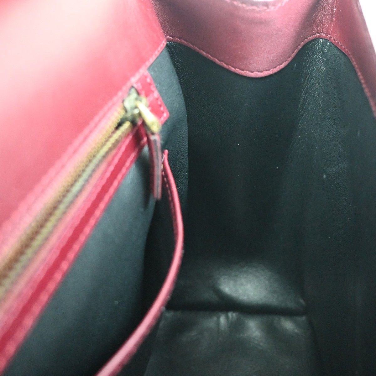 Gucci Gucci Belt Buckle Top Handle Bag Leather Size ONE SIZE - 14 Thumbnail