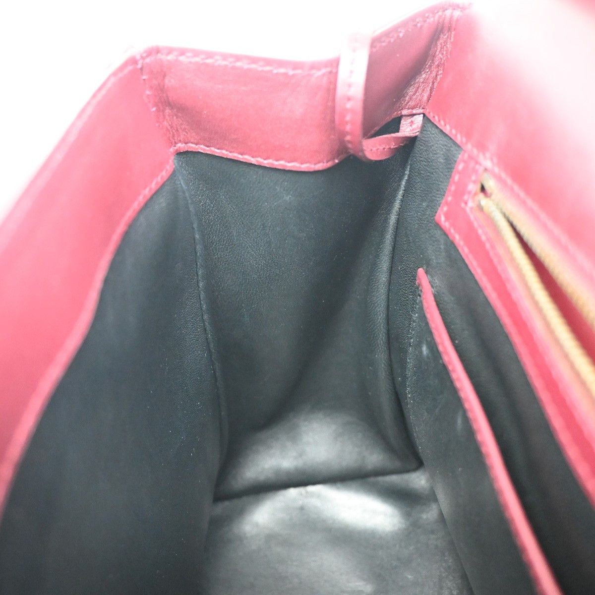 Gucci Gucci Belt Buckle Top Handle Bag Leather Size ONE SIZE - 15 Thumbnail