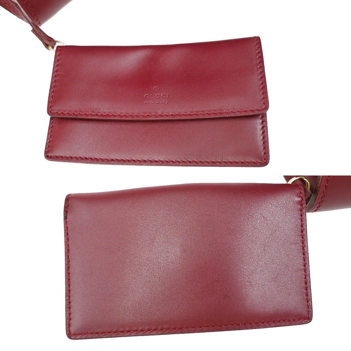 Gucci Gucci Belt Buckle Top Handle Bag Leather Size ONE SIZE - 17 Thumbnail