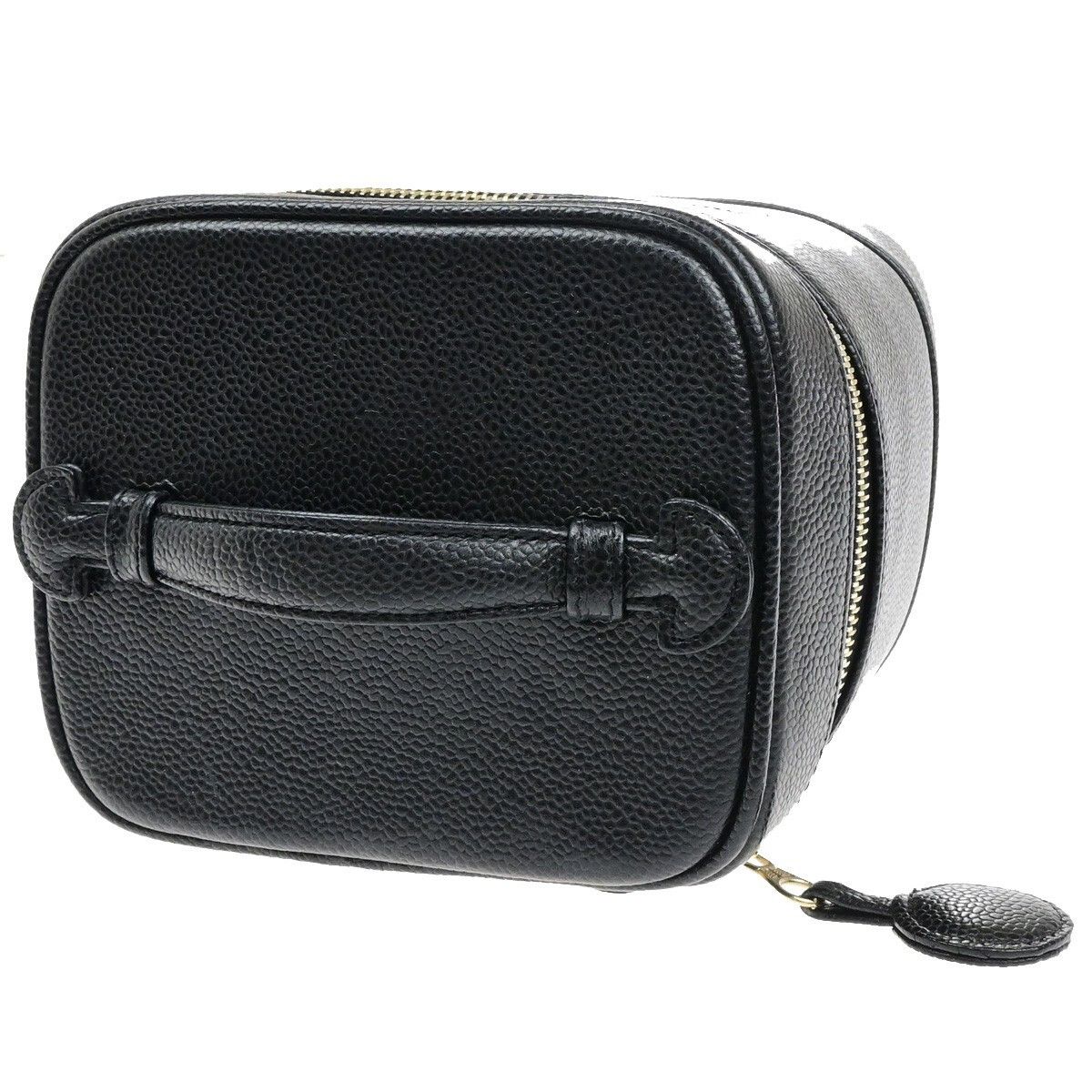 Chanel Chanel Vintage Timeless Cosmetic Case Caviar Size ONE SIZE - 16 Thumbnail
