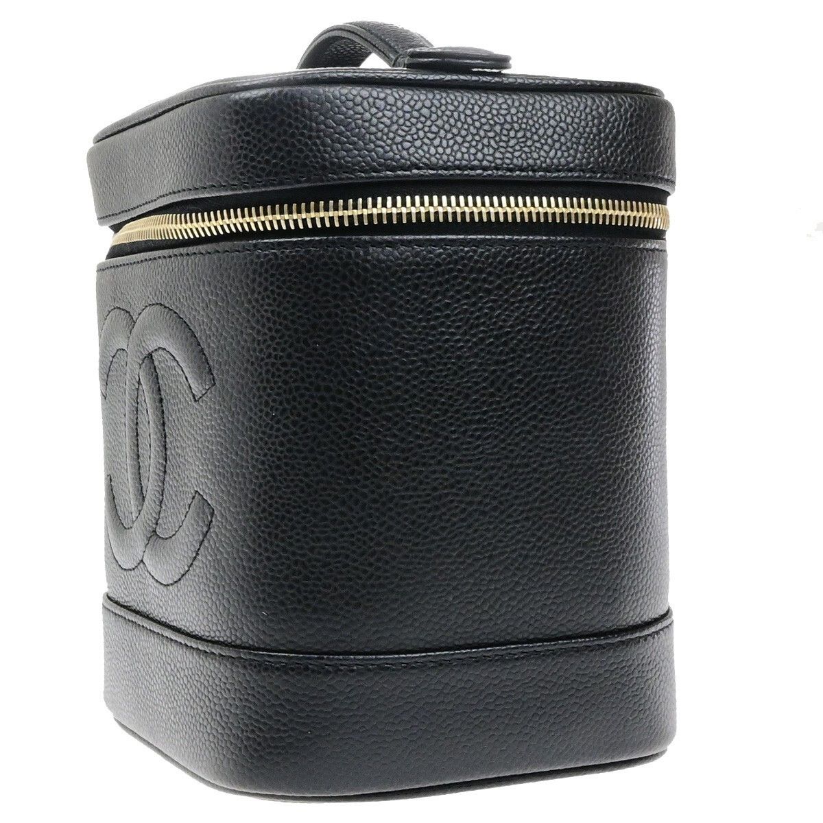 Chanel Chanel Vintage Timeless Cosmetic Case Caviar Size ONE SIZE - 3 Thumbnail