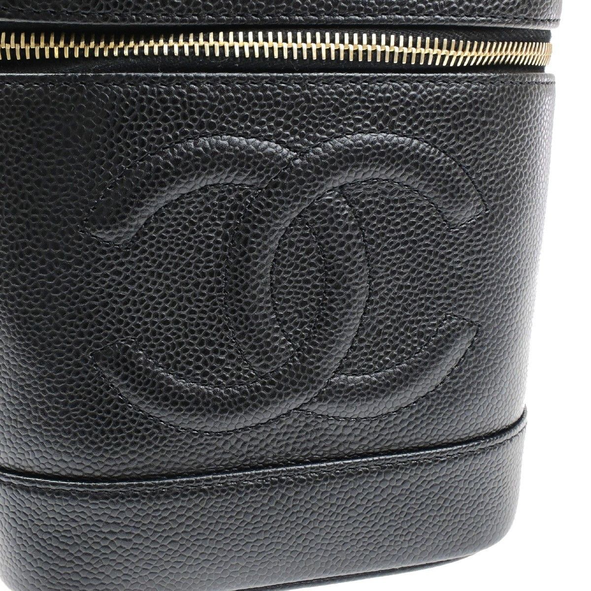Chanel Chanel Vintage Timeless Cosmetic Case Caviar Size ONE SIZE - 10 Thumbnail