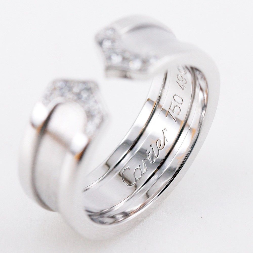 Cartier Cartier 2C de cartier 18K white Gold Size ONE SIZE - 3 Thumbnail