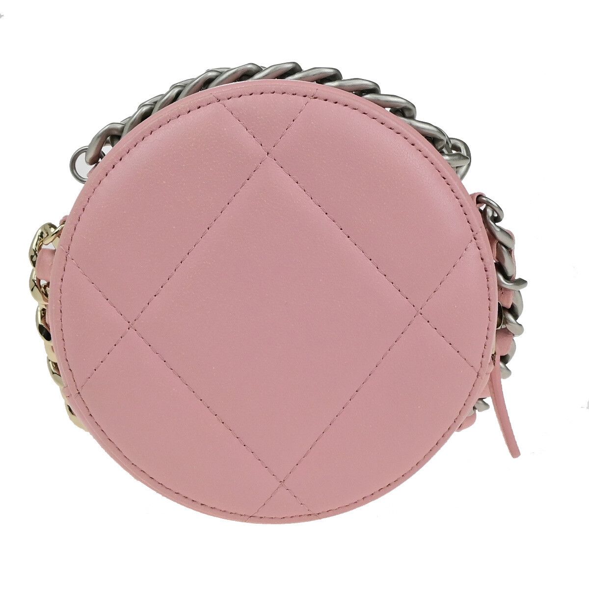Chanel Chanel 19 Round Clutch with Chain Quilted Leather Size ONE SIZE - 2 Thumbnail