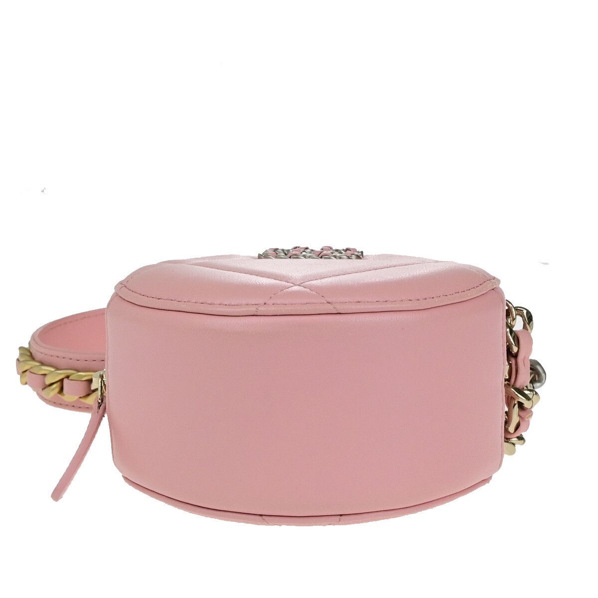 Chanel Chanel 19 Round Clutch with Chain Quilted Leather Size ONE SIZE - 18 Thumbnail