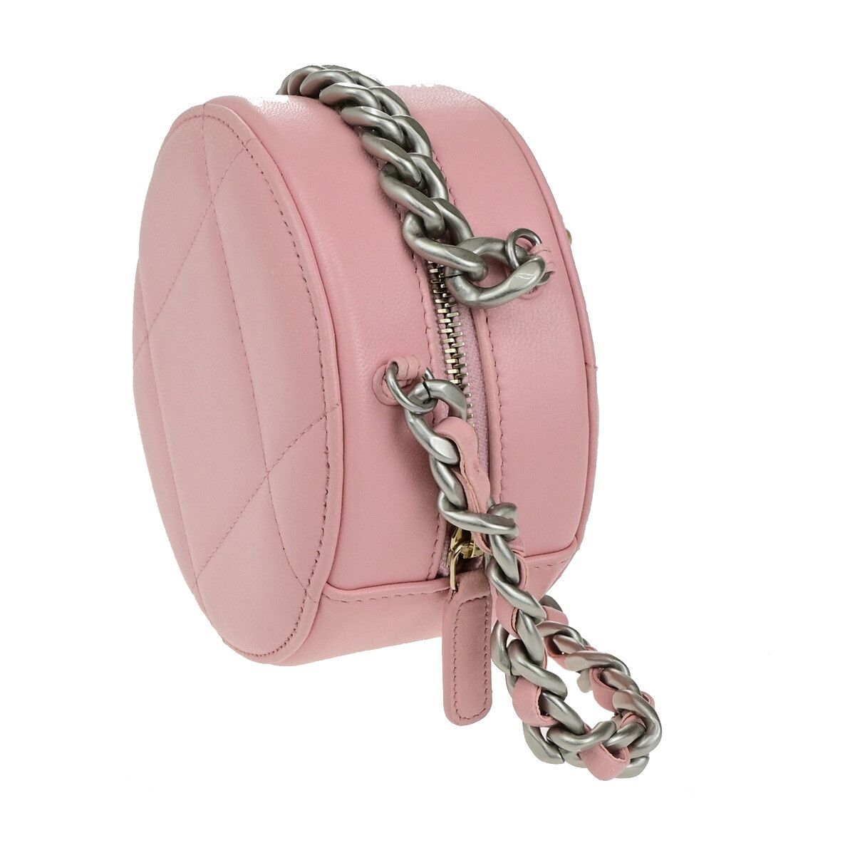 Chanel Chanel 19 Round Clutch with Chain Quilted Leather Size ONE SIZE - 4 Thumbnail