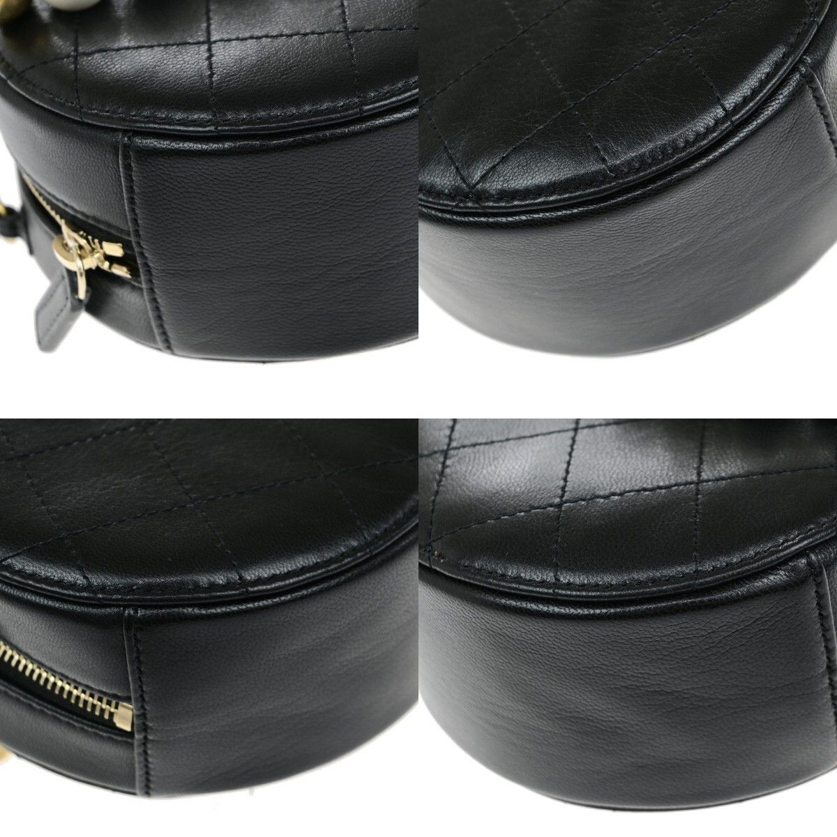 Chanel Chanel Chic Pearls Round Clutch with Chain Quilted Lambskin Size ONE SIZE - 9 Thumbnail