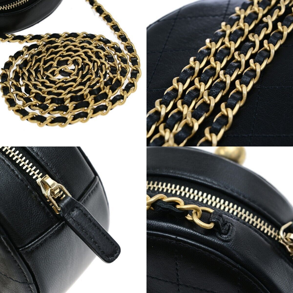 Chanel Chanel Chic Pearls Round Clutch with Chain Quilted Lambskin Size ONE SIZE - 10 Thumbnail