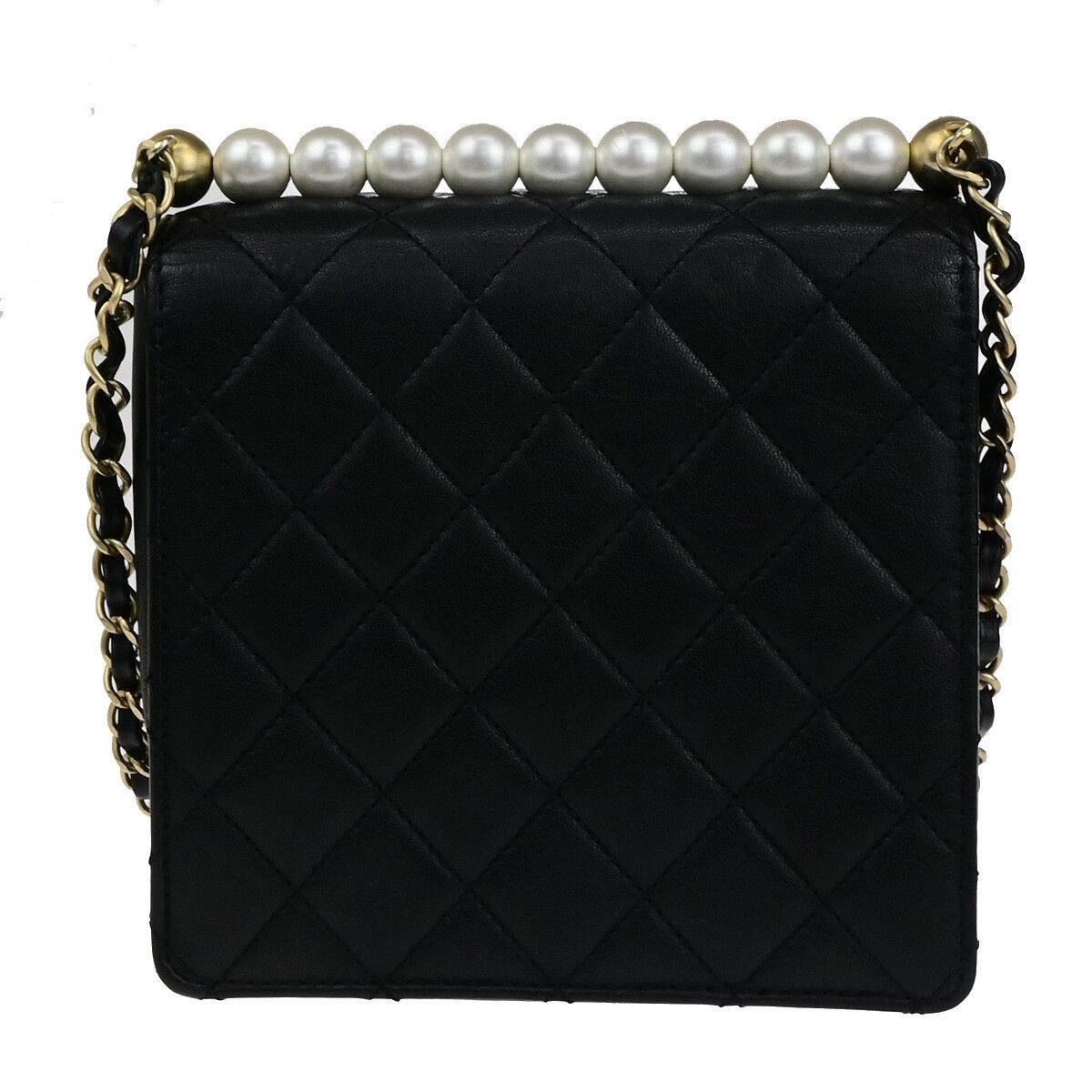Chanel Chanel Chic Pearls Flap Bag Quilted Lambskin Size ONE SIZE - 2 Thumbnail
