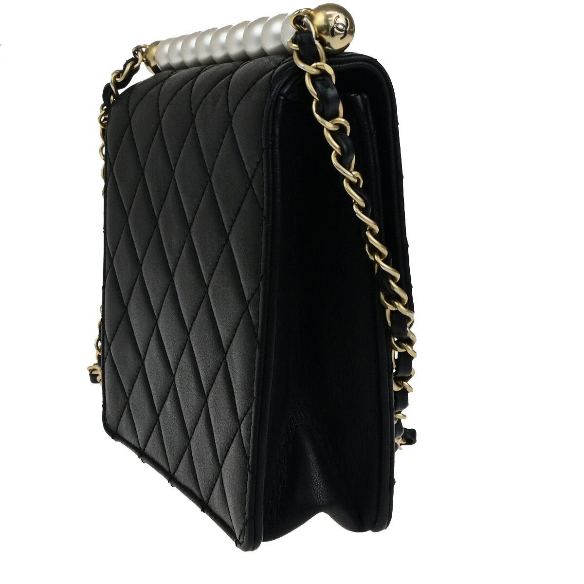 Chanel Chanel Chic Pearls Flap Bag Quilted Lambskin Size ONE SIZE - 4 Thumbnail