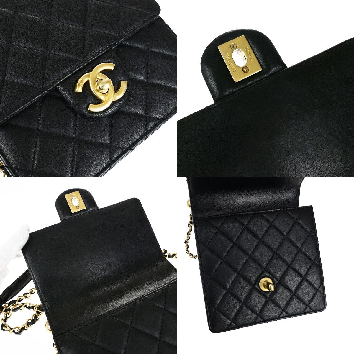 Chanel Chanel Chic Pearls Flap Bag Quilted Lambskin Size ONE SIZE - 13 Thumbnail