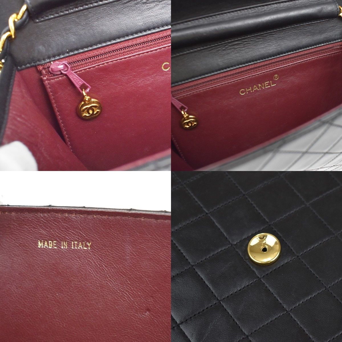 Chanel Chanel Vintage Square Classic Flap Bag Quilted Lambskin Size ONE SIZE - 6 Thumbnail