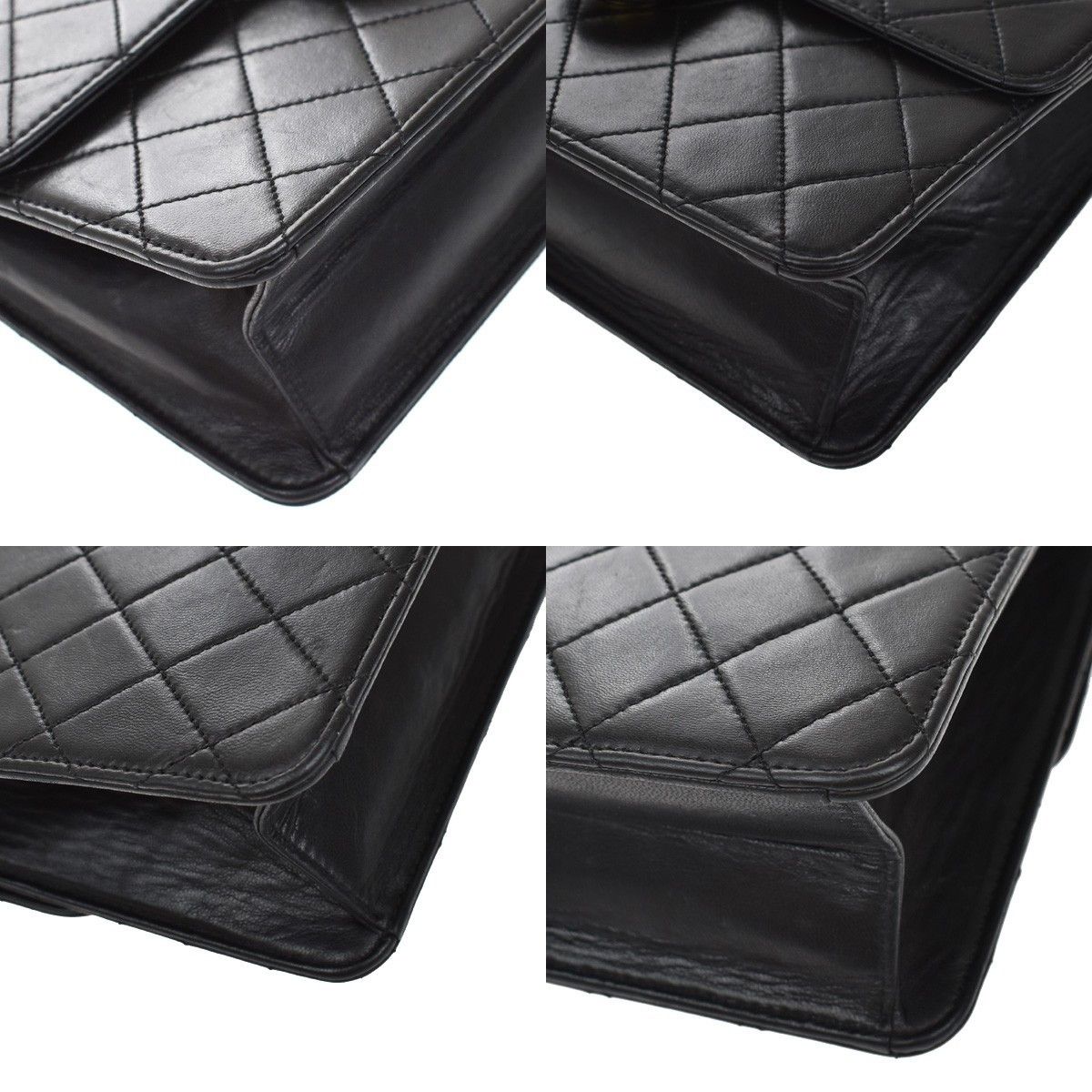 Chanel Chanel Vintage Square Classic Flap Bag Quilted Lambskin Size ONE SIZE - 9 Thumbnail