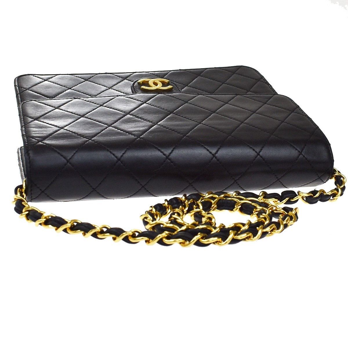 Chanel Chanel Vintage Square Classic Flap Bag Quilted Lambskin Size ONE SIZE - 8 Thumbnail