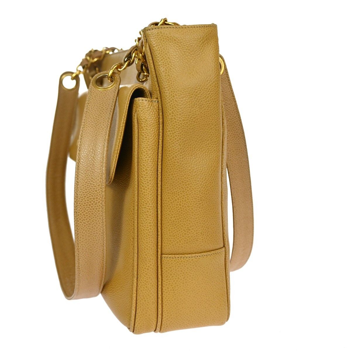 Chanel Chanel Vintage CC Front Pocket shoulder Bag Calfskin Leather Size ONE SIZE - 3 Thumbnail