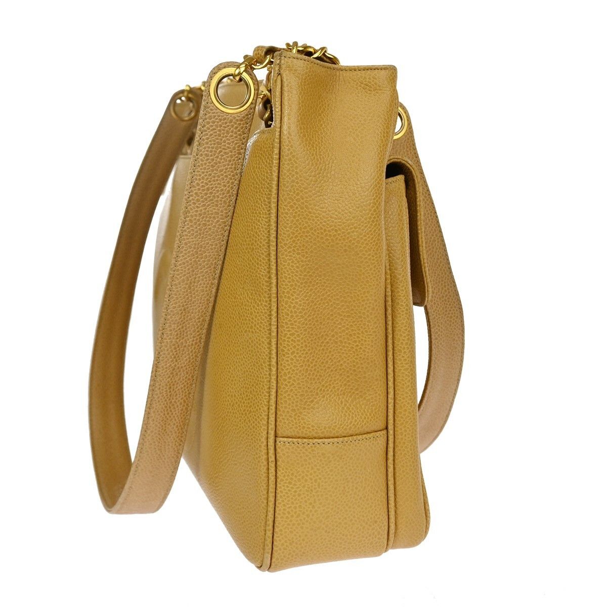 Chanel Chanel Vintage CC Front Pocket shoulder Bag Calfskin Leather Size ONE SIZE - 4 Thumbnail