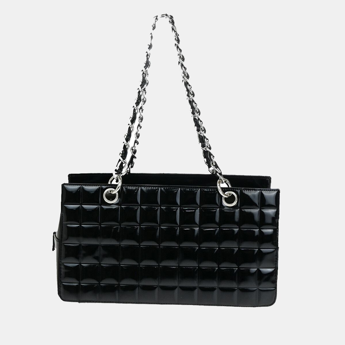 Chanel Chanel Chocolate Bar CC Zip Tote Quilted Patent Size ONE SIZE - 2 Thumbnail
