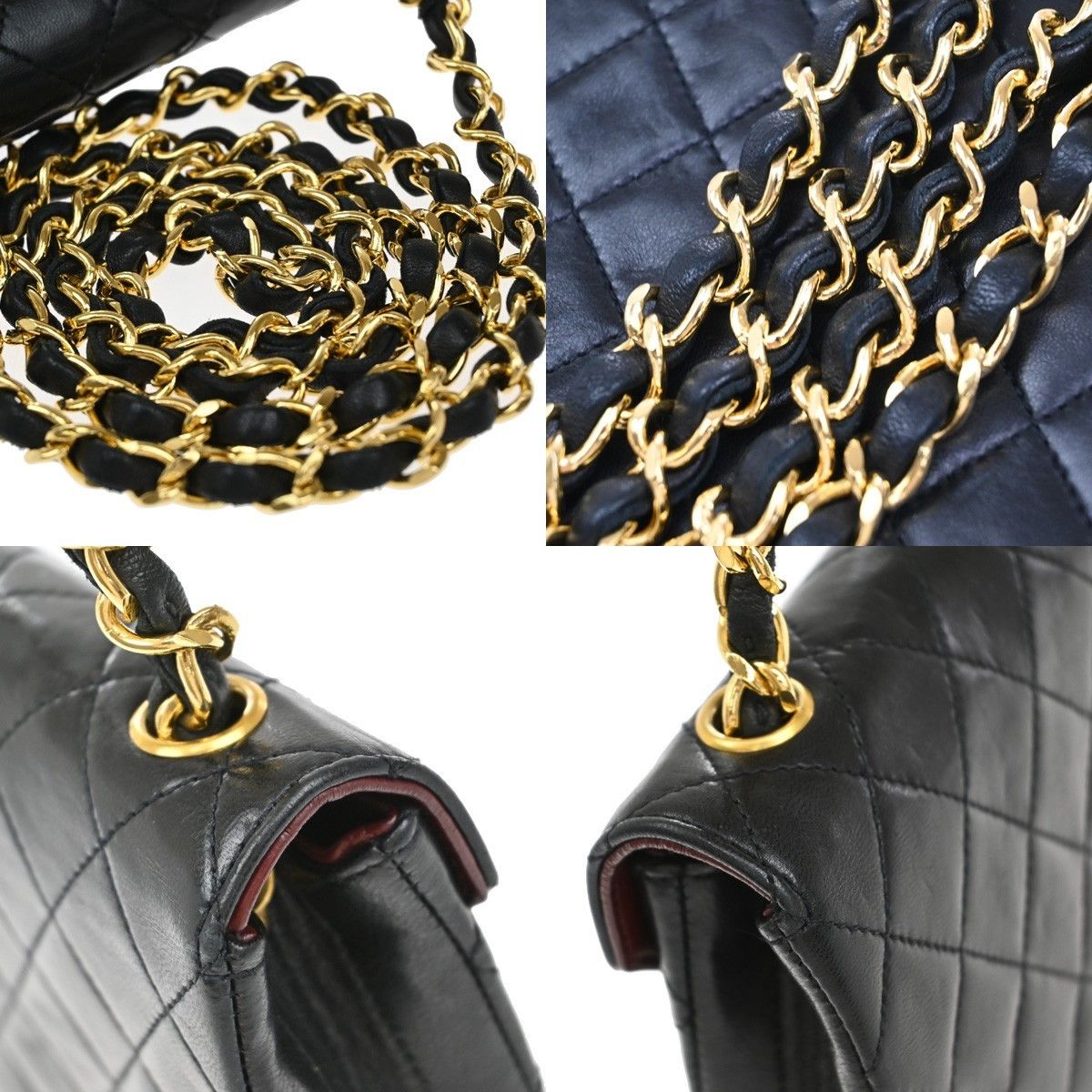 Chanel Chanel Vintage Half Moon Flap Bag Quilted lambskin Size ONE SIZE - 8 Thumbnail