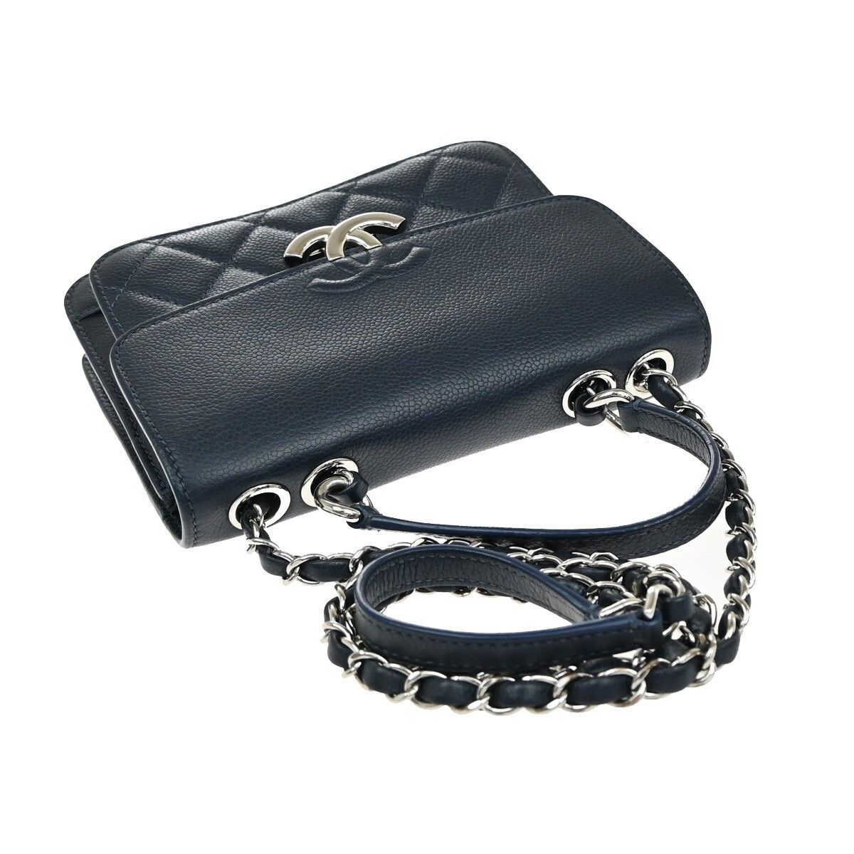 Chanel Chanel Filigree Flap Bag Calfskin Leather Size ONE SIZE - 15 Thumbnail