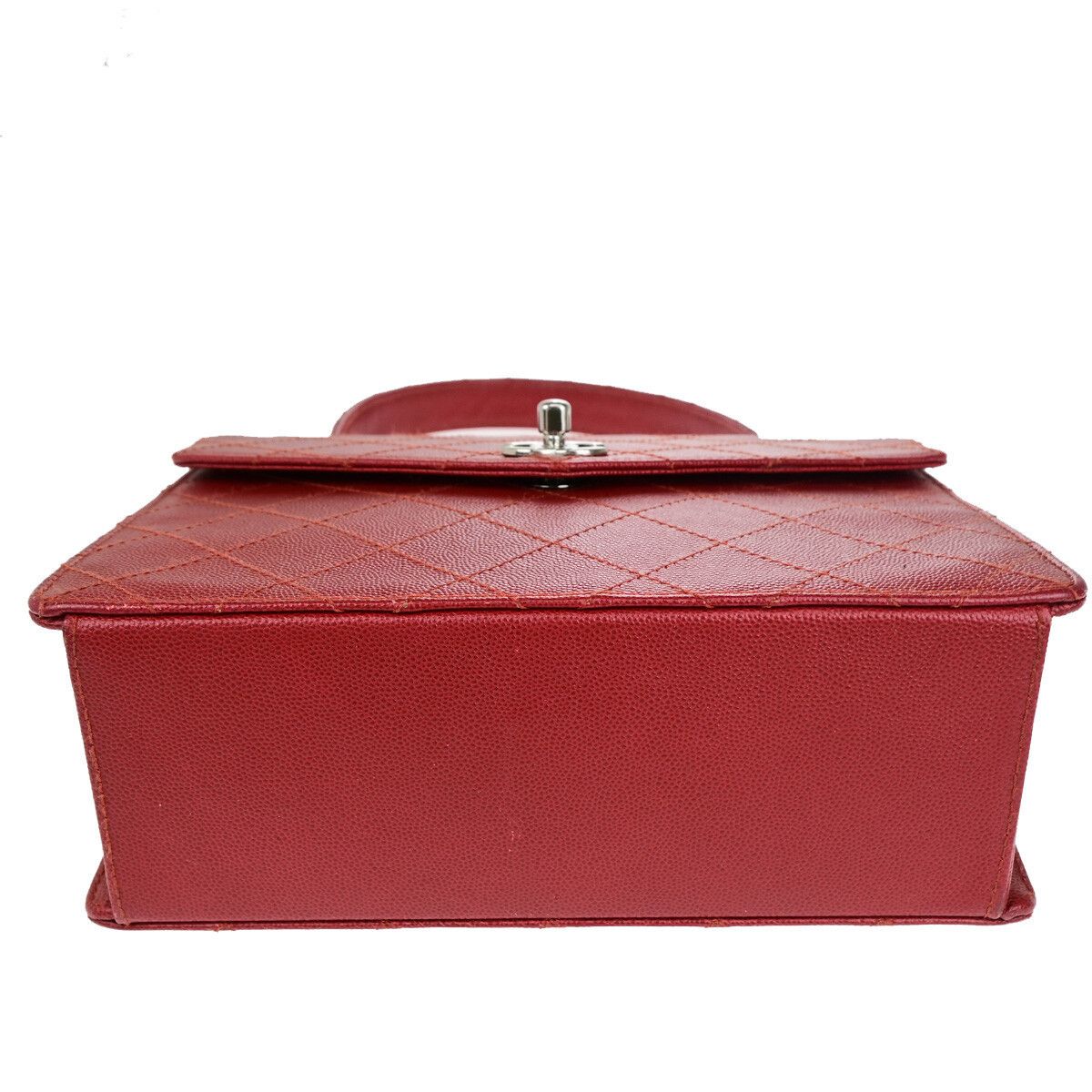 Chanel Chanel Vintage CC Flap Top Handle Calfskin Leather Size ONE SIZE - 22 Thumbnail
