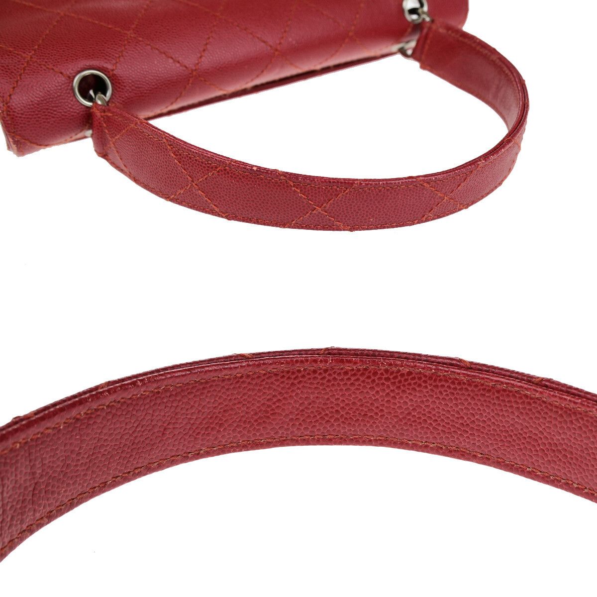 Chanel Chanel Vintage CC Flap Top Handle Calfskin Leather Size ONE SIZE - 8 Thumbnail