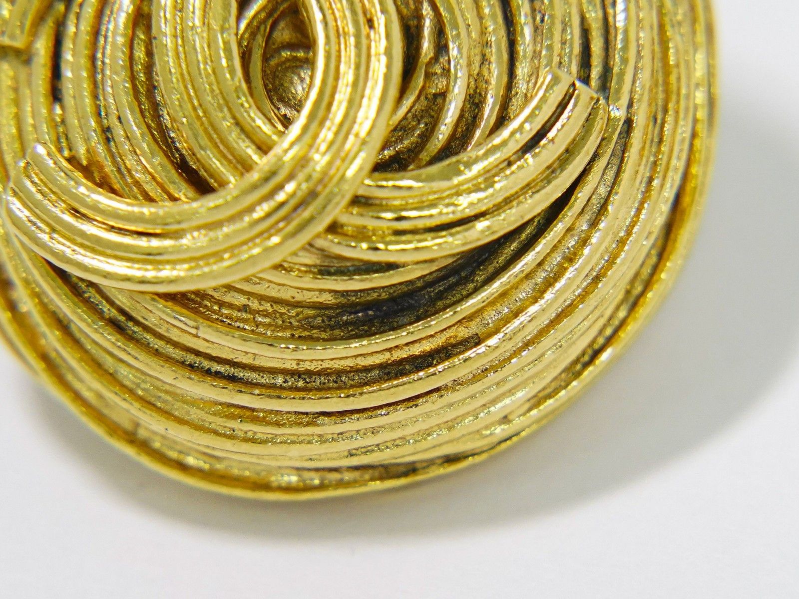 Chanel Chanel Vintage CC Hoop Clip-On Earrings Metal Size ONE SIZE - 6 Thumbnail