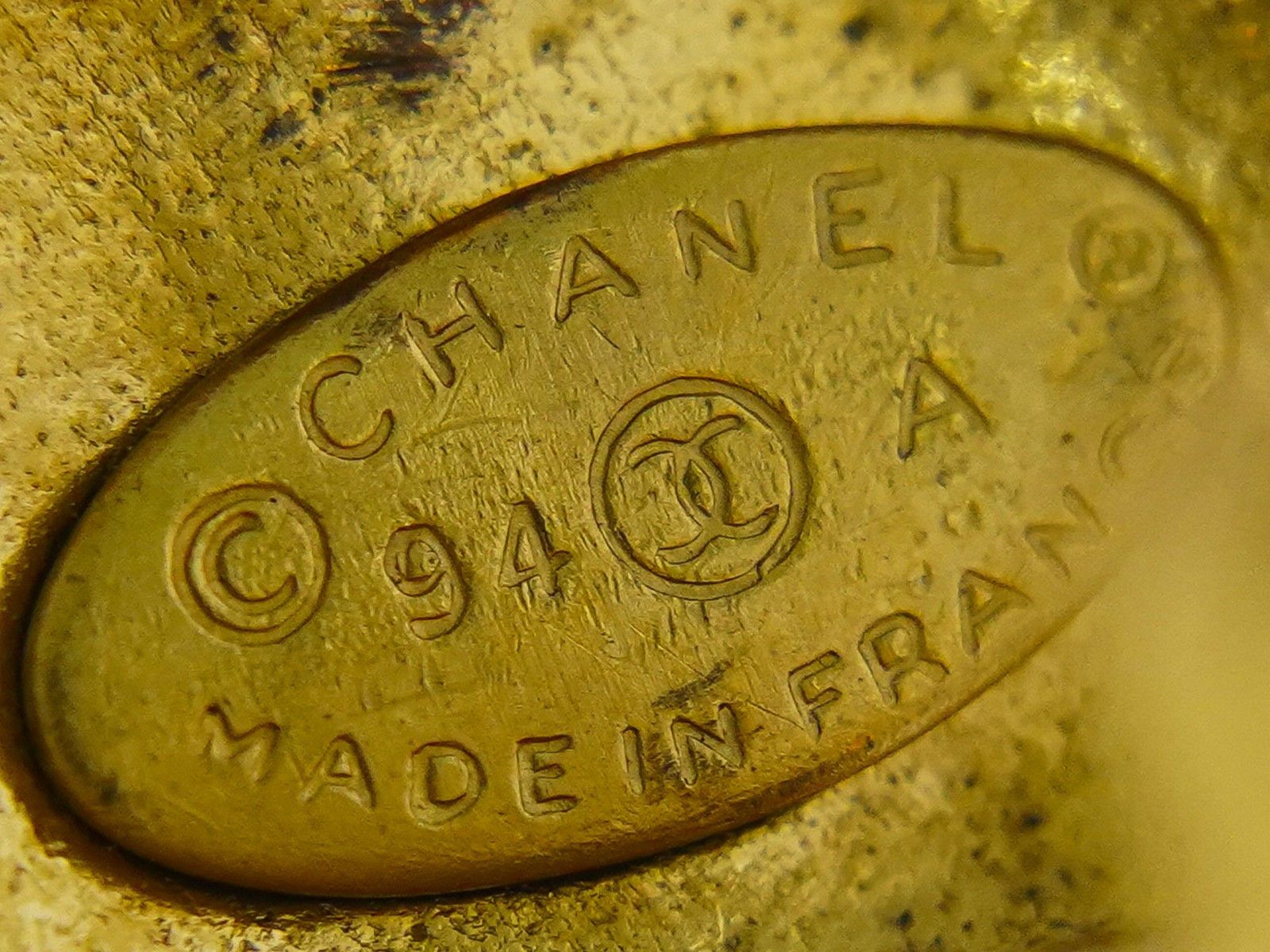 Chanel Chanel Vintage CC Hoop Clip-On Earrings Metal Size ONE SIZE - 5 Thumbnail