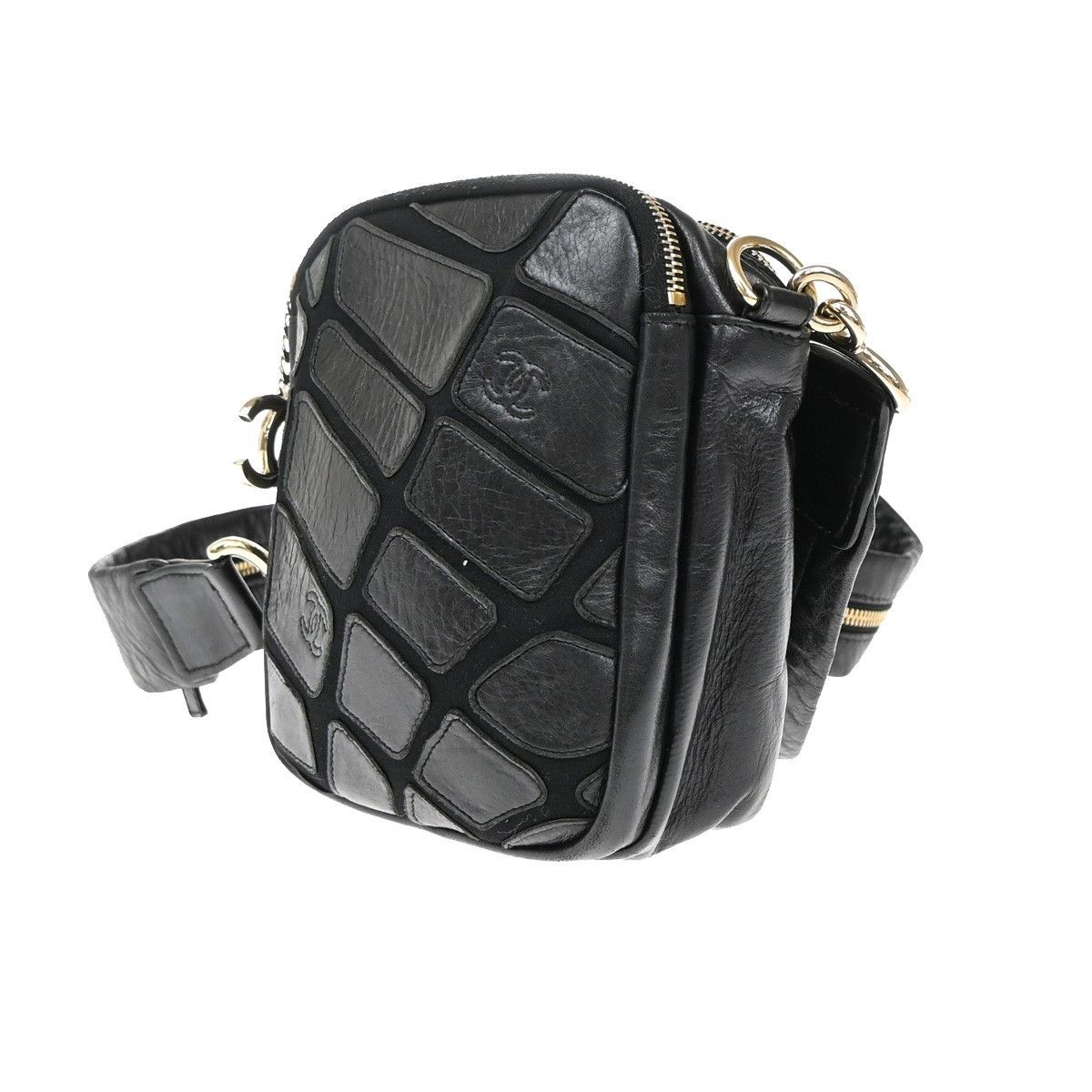 Chanel Chanel Scales Camera Bag Leather with Jersey Size ONE SIZE - 2 Thumbnail