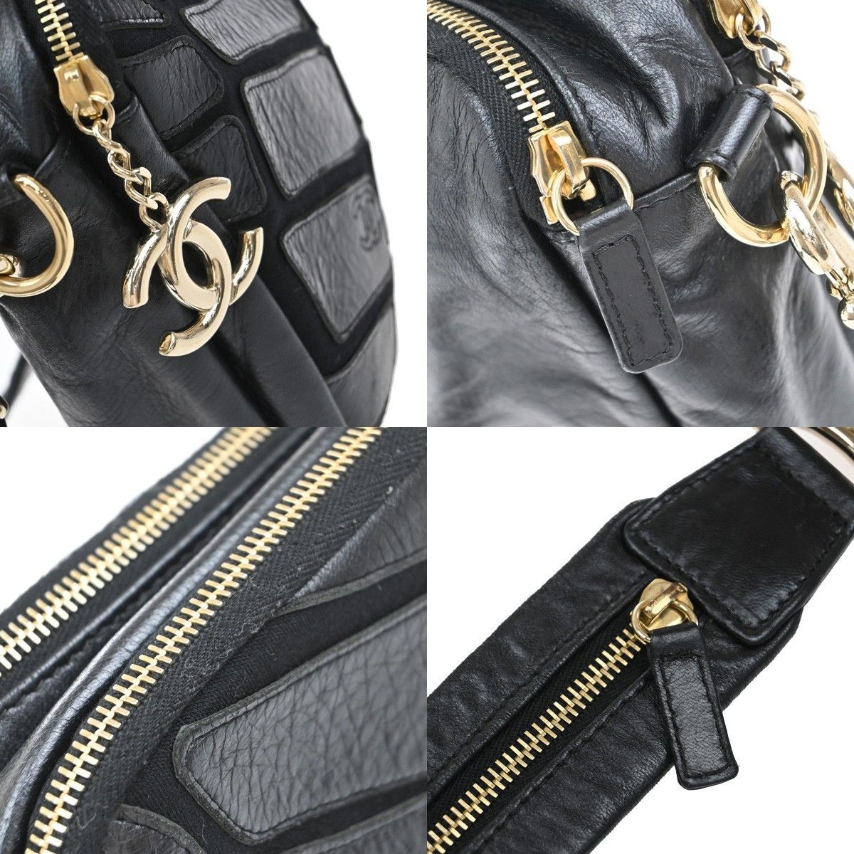Chanel Chanel Scales Camera Bag Leather with Jersey Size ONE SIZE - 10 Thumbnail