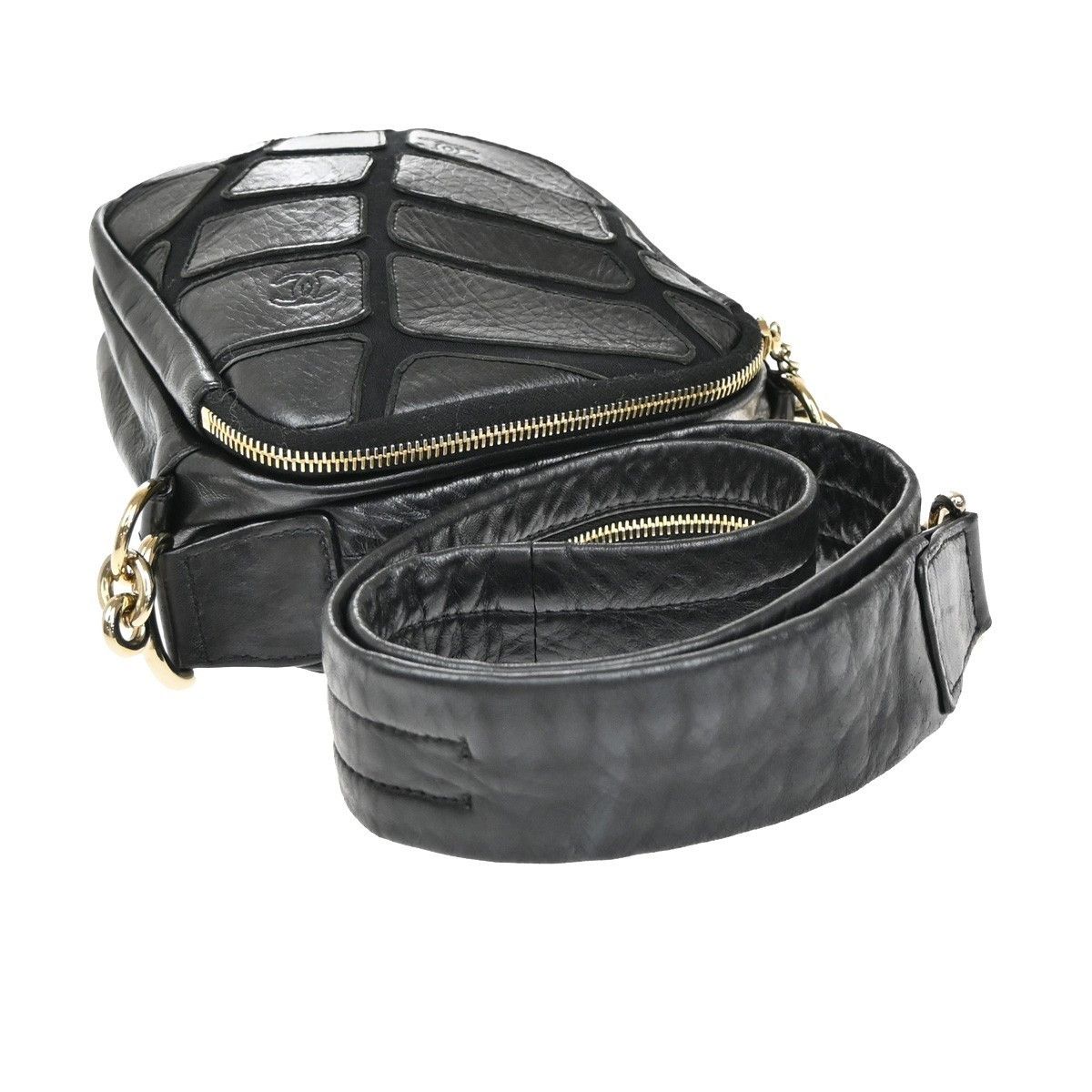 Chanel Chanel Scales Camera Bag Leather with Jersey Size ONE SIZE - 5 Thumbnail
