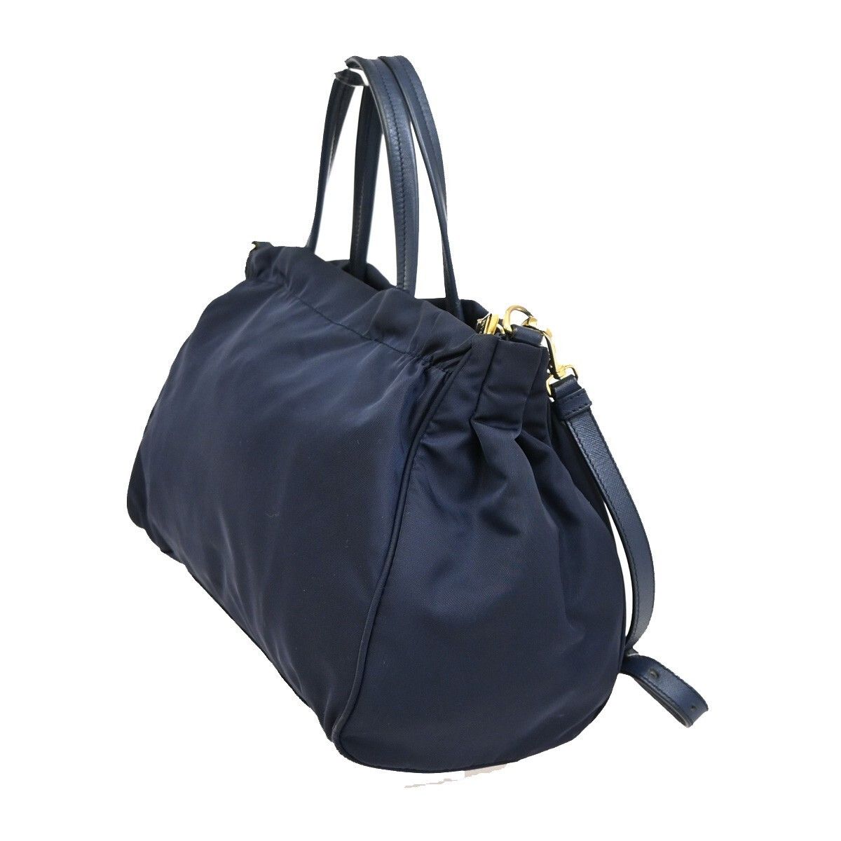 Prada Prada Zip Convertible Shopping Tote Re-Nylon with Saffiano Leather Size ONE SIZE - 4 Thumbnail