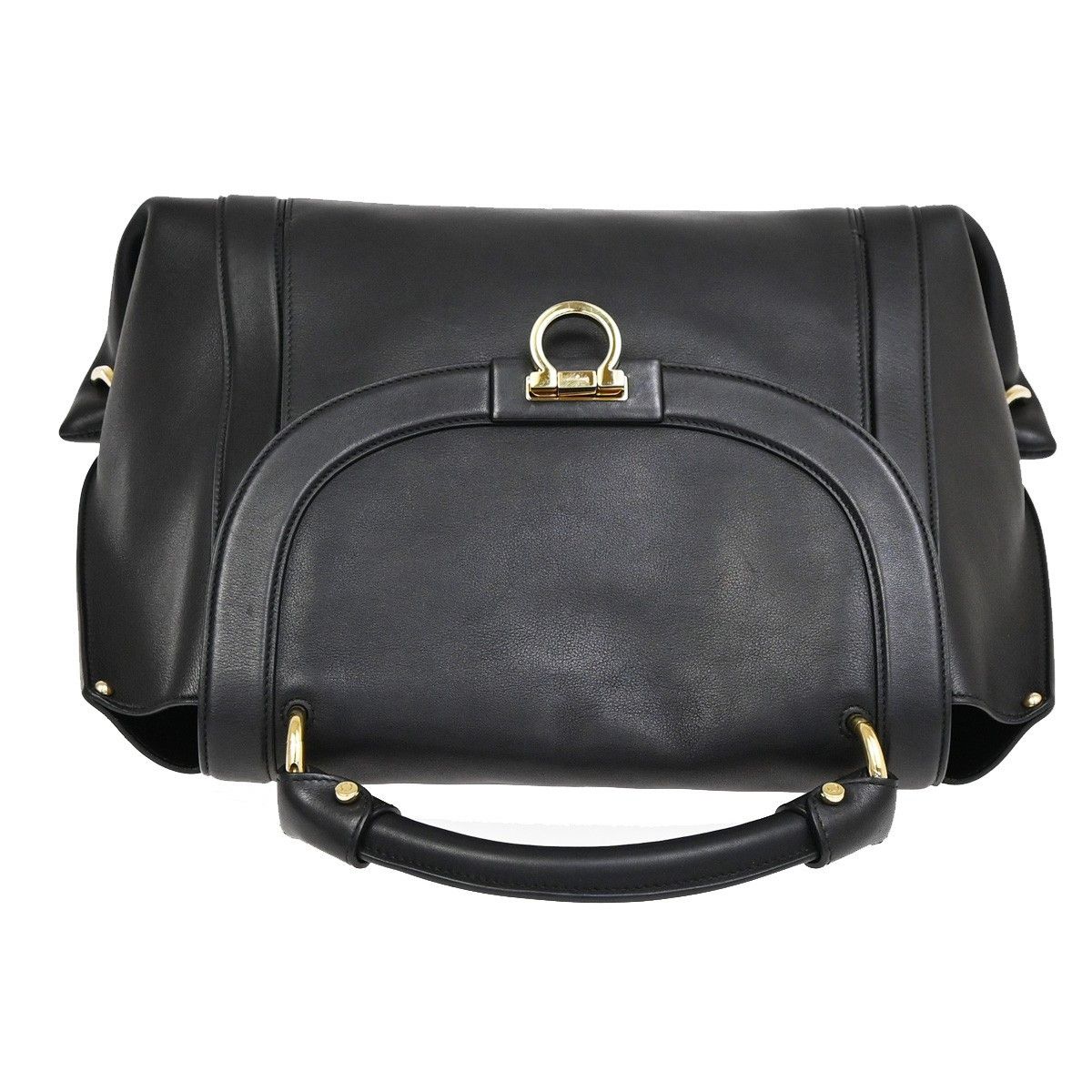 Salvatore Ferragamo Salvatore Ferragamo Sofia Satchel Leather Size ONE SIZE - 8 Thumbnail