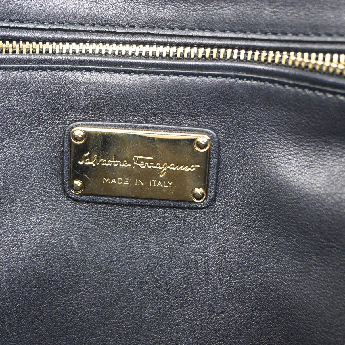 Salvatore Ferragamo Salvatore Ferragamo Sofia Satchel Leather Size ONE SIZE - 6 Thumbnail