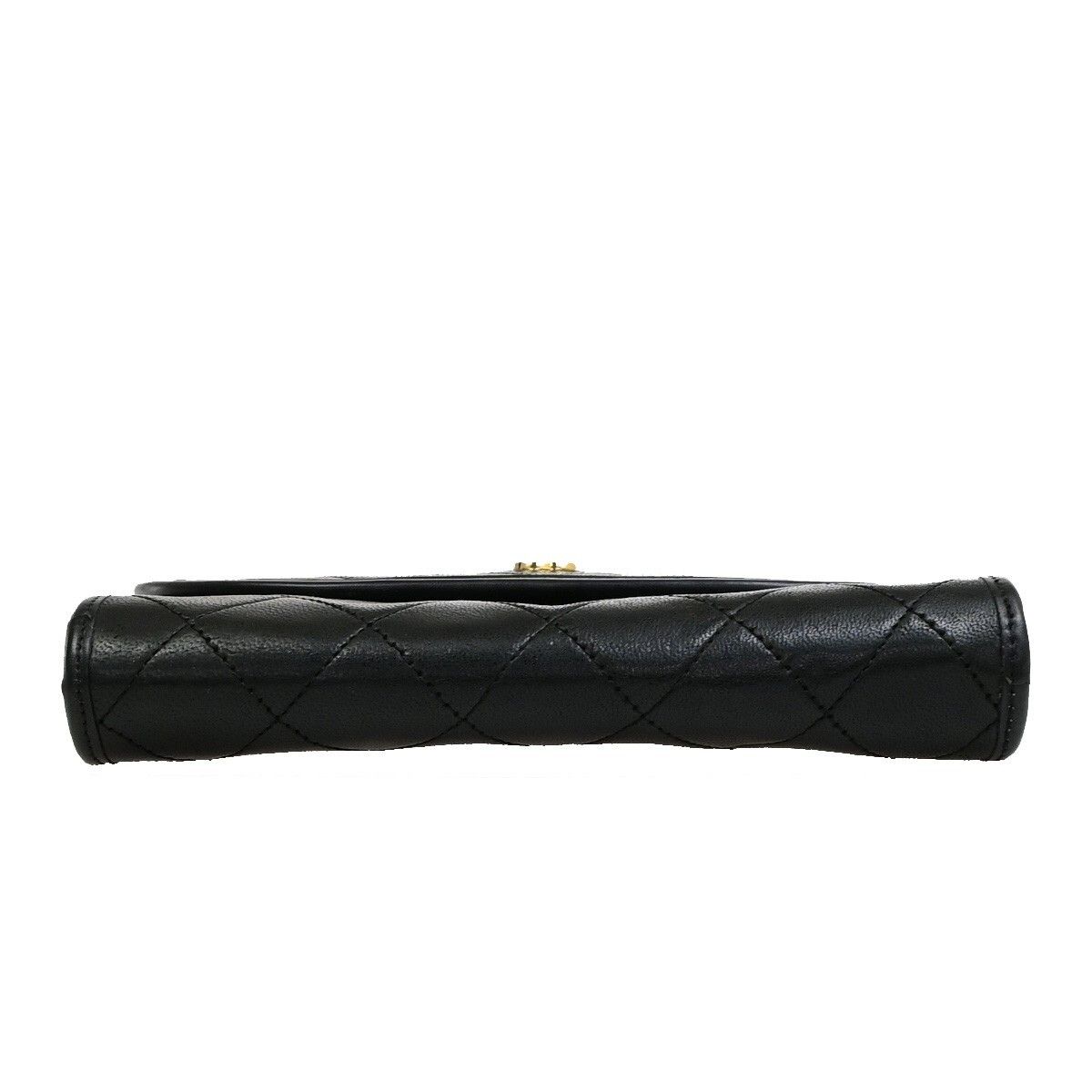Chanel Chanel Vintage Round Flap Bag Quilted Lambskin Size ONE SIZE - 12 Thumbnail