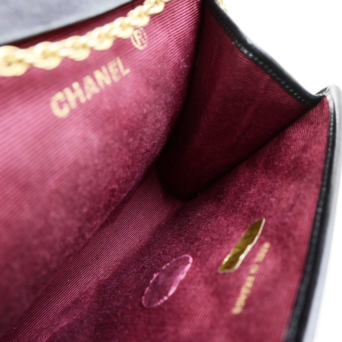 Chanel Chanel Vintage Round Flap Bag Quilted Lambskin Size ONE SIZE - 16 Thumbnail