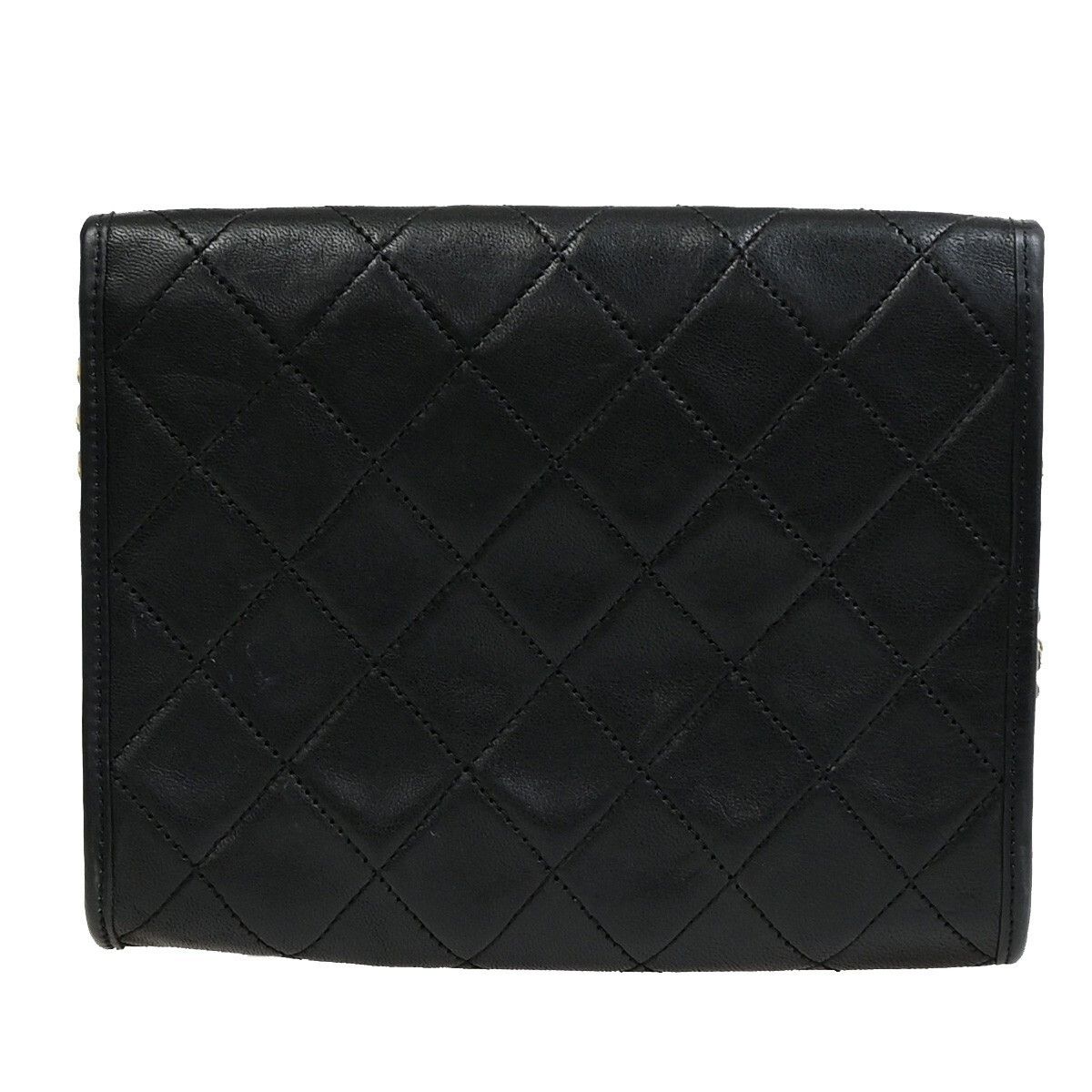 Chanel Chanel Vintage Round Flap Bag Quilted Lambskin Size ONE SIZE - 2 Thumbnail