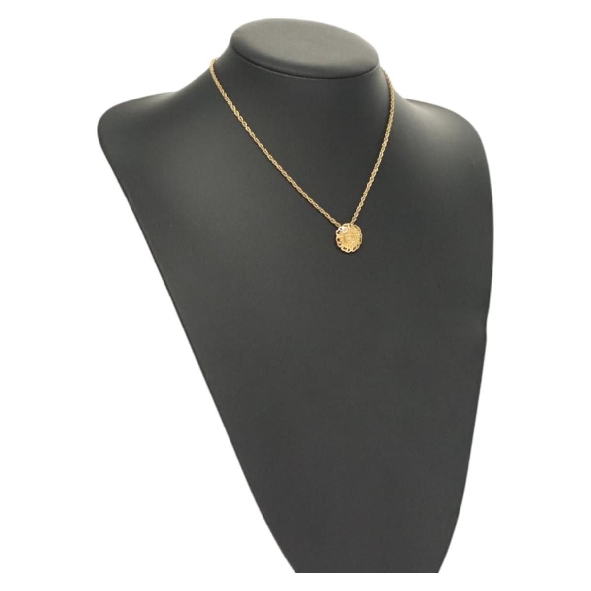 Dior Christian Dior CD Round Pendant Necklace Metal Size ONE SIZE - 9 Thumbnail