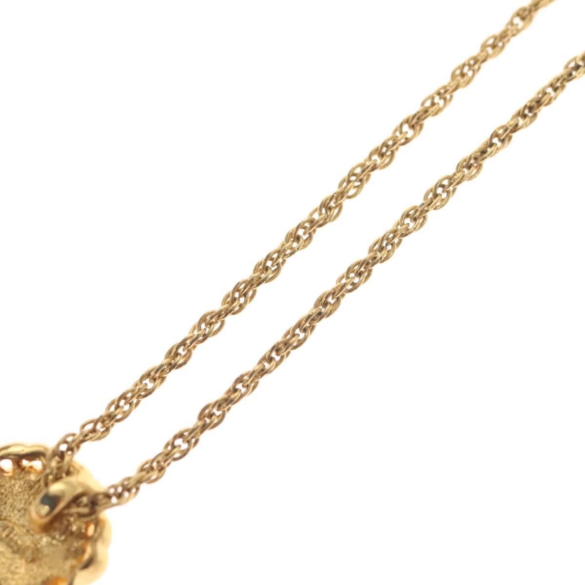 Dior Christian Dior CD Round Pendant Necklace Metal Size ONE SIZE - 14 Thumbnail