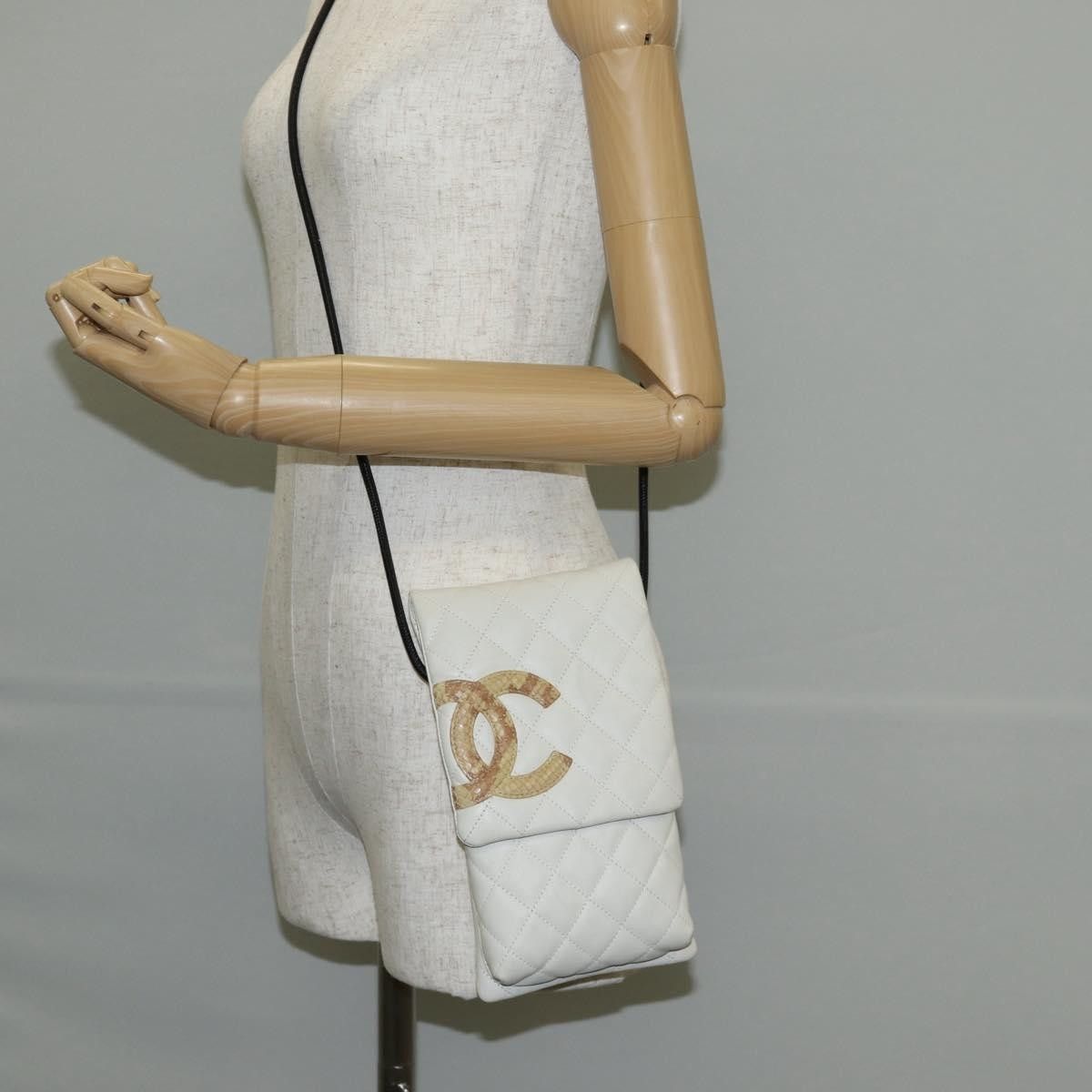 Chanel Chanel Cambon Flap Crossbody Bag Quilted Lambskin Size ONE SIZE - 12 Thumbnail