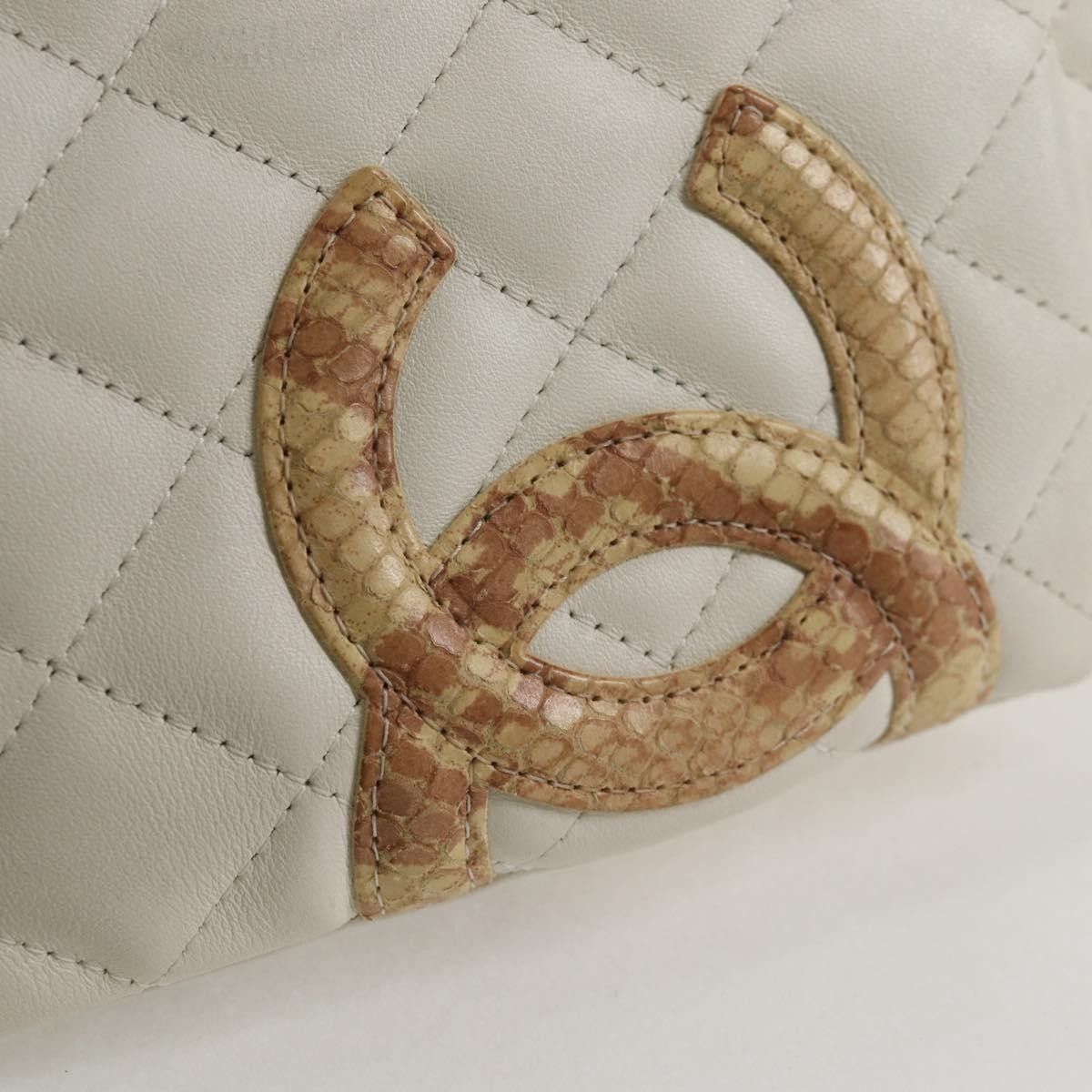 Chanel Chanel Cambon Flap Crossbody Bag Quilted Lambskin Size ONE SIZE - 16 Thumbnail